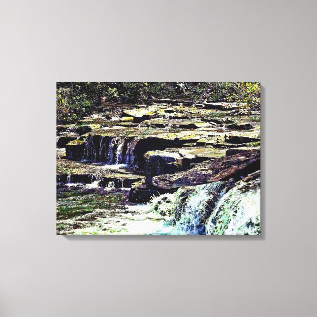 Niagara Falls NY - View From Luna Island Canvas Print (Front)