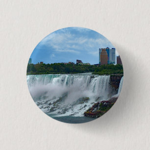 Niagara Falls on the Canadian Side  3 Cm Round Badge