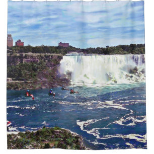 Niagara Falls ON - Zipline Shower Curtain