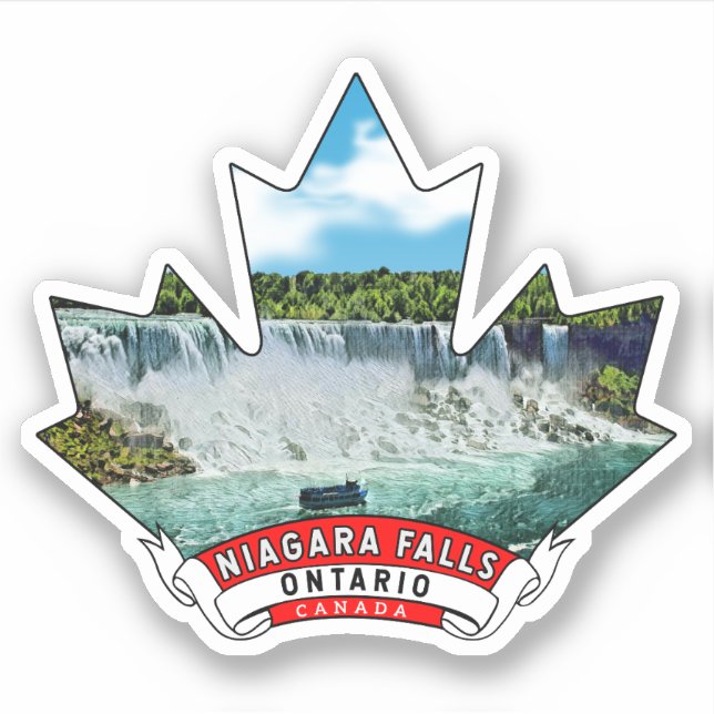 Niagara Falls, Ontario Canada Maple Leaf (Front)