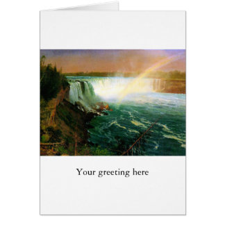 Niagara falls painting art artist Albert Bierstadt