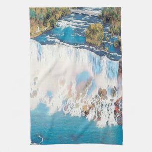 NIAGARA FALLS - Panorama Tea Towel