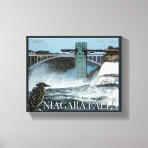 Niagara Falls Poster Canvas Print