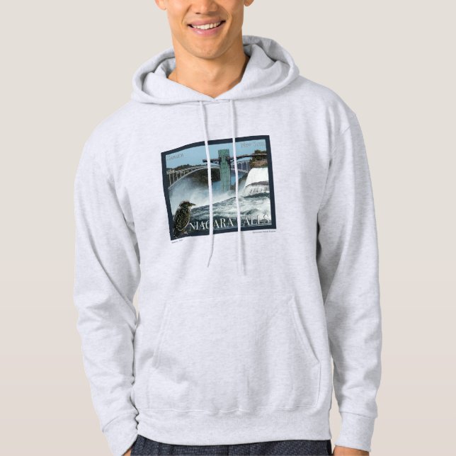 Niagara Falls Poster Hoodie (Front)