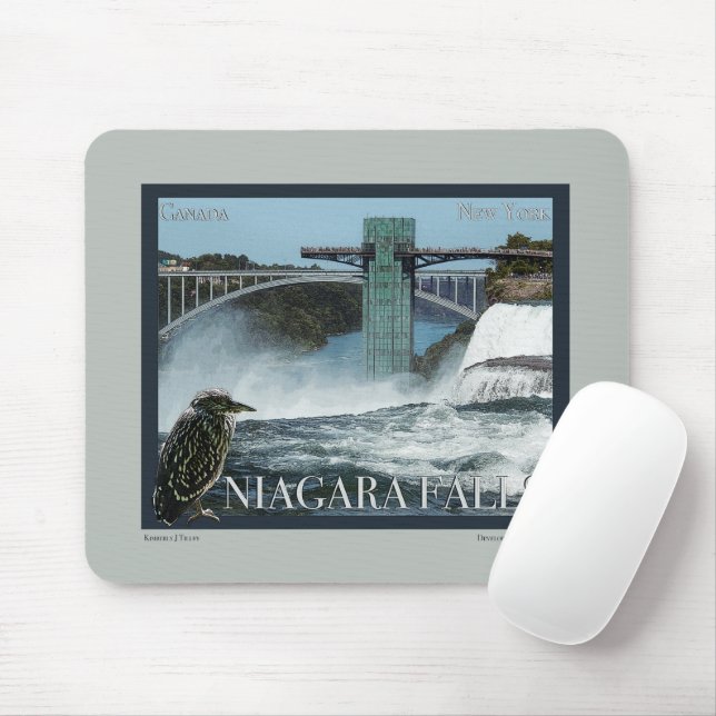 Niagara Falls Poster Mouse Pad (With Mouse)