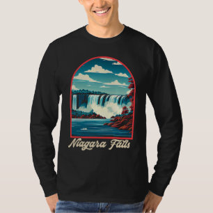 Niagara Falls Retro Vintage Classic Poster Artwork T-Shirt