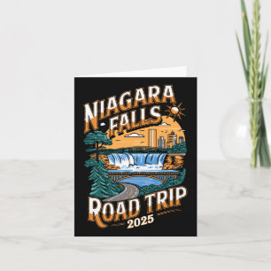 Niagara Falls Road Trip 2025 - Summer Vacation Card