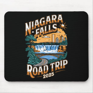 Niagara Falls Road Trip 2025 - Summer Vacation Mouse Pad