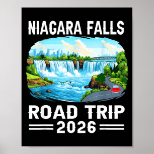 Niagara Falls Road Trip 2026 Family Trip Vacay Poster