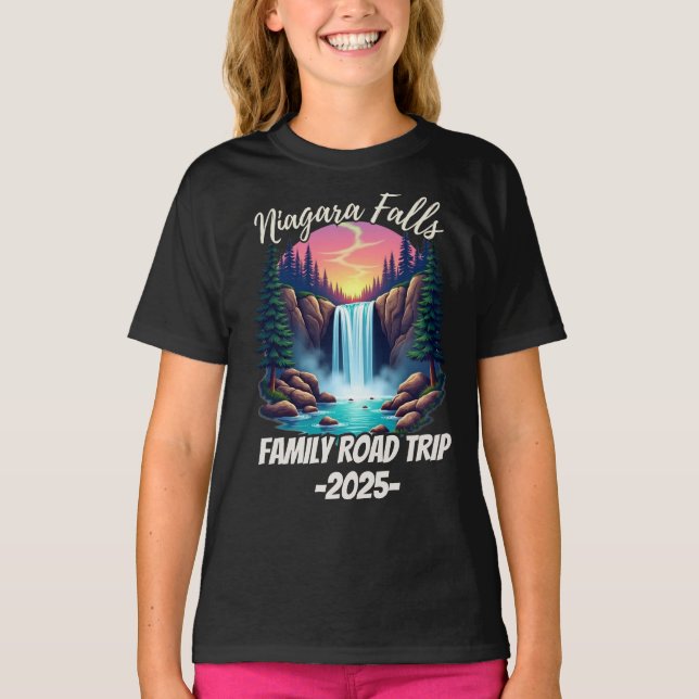 Niagara Falls Road Trip Family Vacation Trip Men T-Shirt (Front)