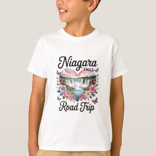 Niagara Falls Road Trip Summer Vacation Souvenir W T-Shirt