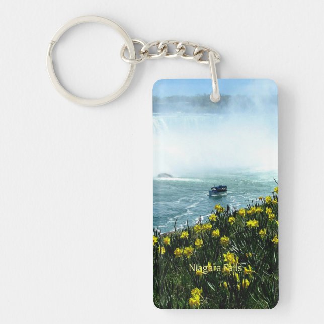 Niagara Falls, Scenic Photograph, Key Ring (Front)