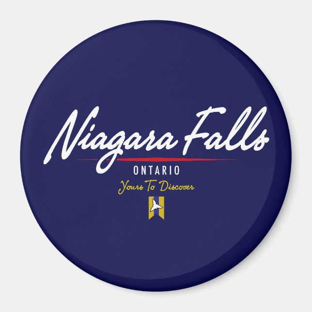 Niagara Falls Script Magnet (Front)
