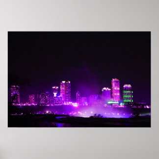 Niagara Falls Skyline Poster