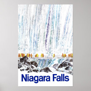 Niagara  Falls travel poster