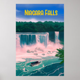 Niagara Falls Travel Poster