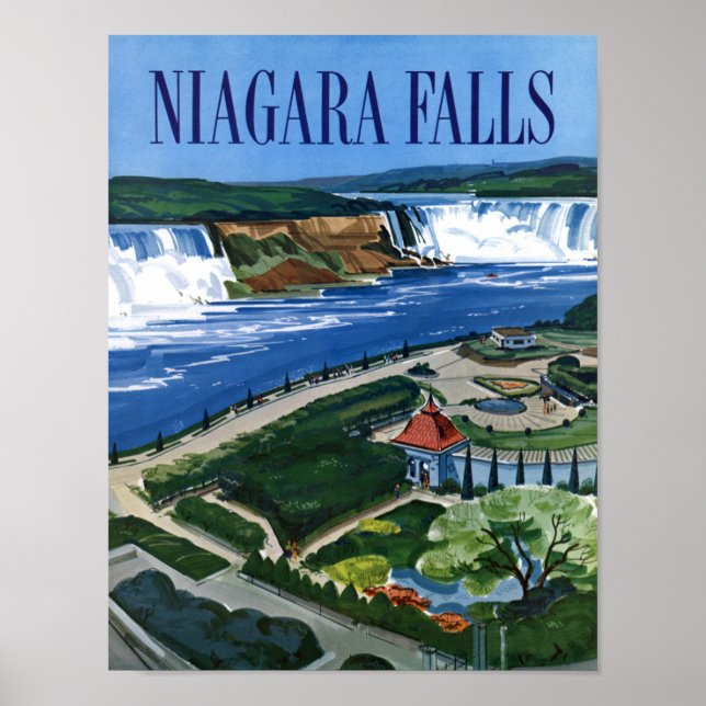 Niagara Falls travel poster (Front)