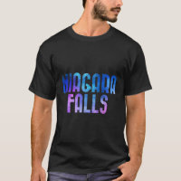 Niagara Falls Usa Canada Frozen Watercolor Art Sou