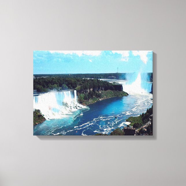 NIAGARA FALLS - view Canvas Print (Front)