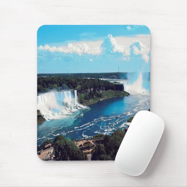 NIAGARA FALLS - view Mouse Pad (With Mouse)