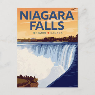 Niagara Falls Vintage Poster Postcard