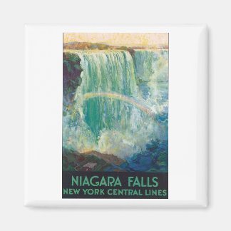 Niagara Falls Vintage Travel Poster Magnet
