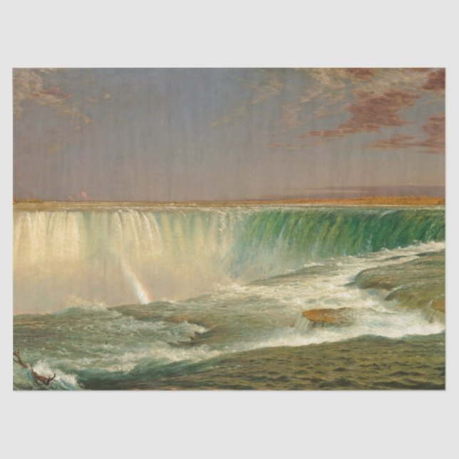 Niagara Falls Waterfall River Tissue Paper (Front)
