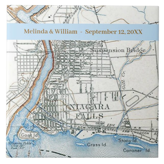 Niagara Falls Wedding Tile (Front)
