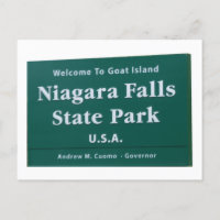 Niagara Falls welcome sign