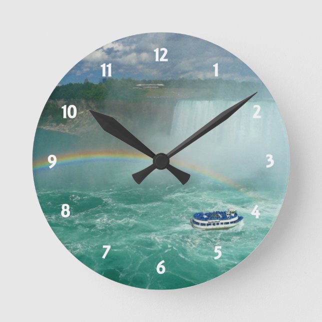 niagara rainbow round clock (Front)