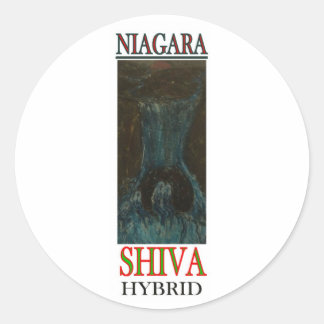 NIAGARA SHIVA HYBRID CLASSIC ROUND STICKER