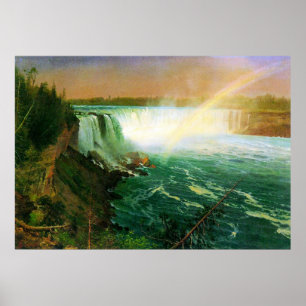 Niagra Falls by Bierstadt Poster