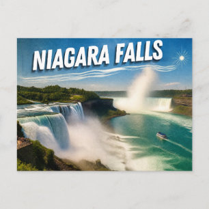 Niagra Falls New York Postcard