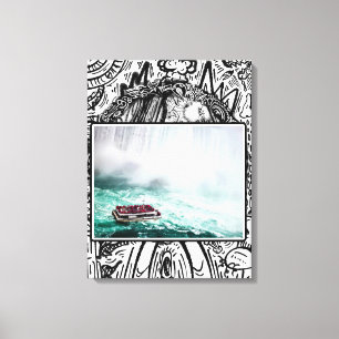 Niagra Falls on the good side Canvas Print