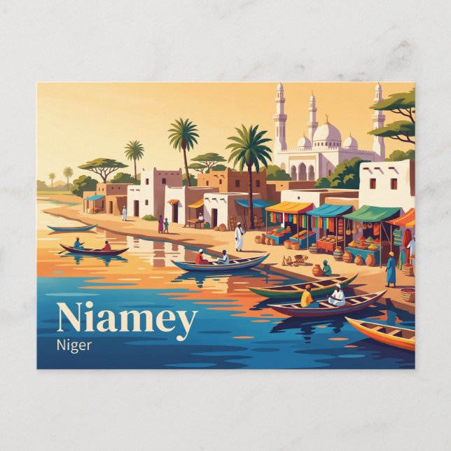 Niamey, Niger Postcard (Front)