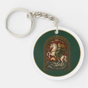 Niamh of the Golden Hair Key Ring