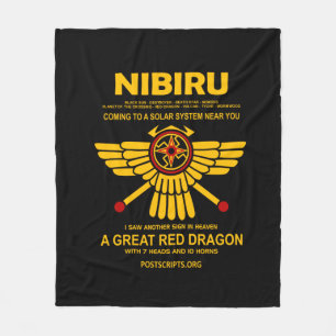 Nibiru - Planet of the Crossing Fleece Blanket
