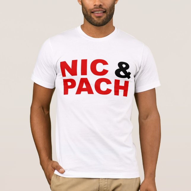 NIC&PACH t-shirt red and black logo (Front)