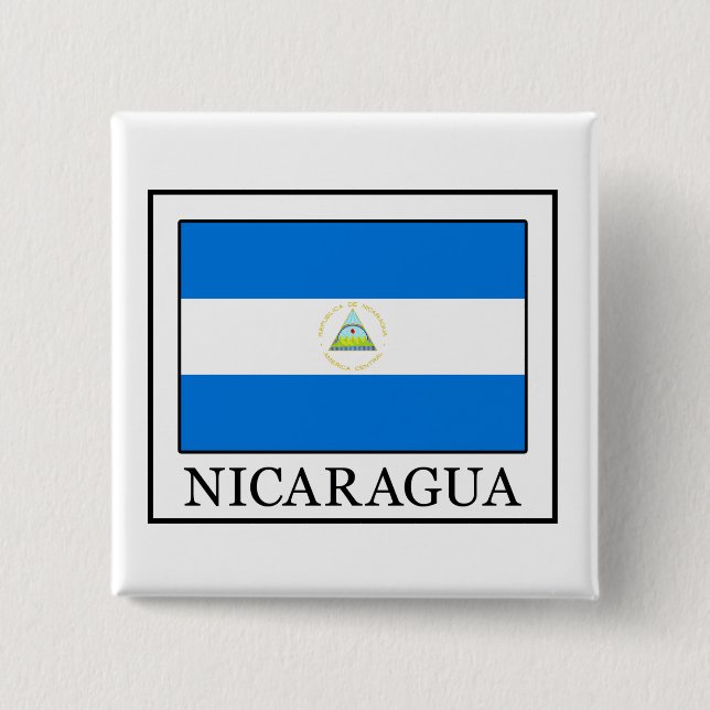 Nicaragua 15 Cm Square Badge (Front)