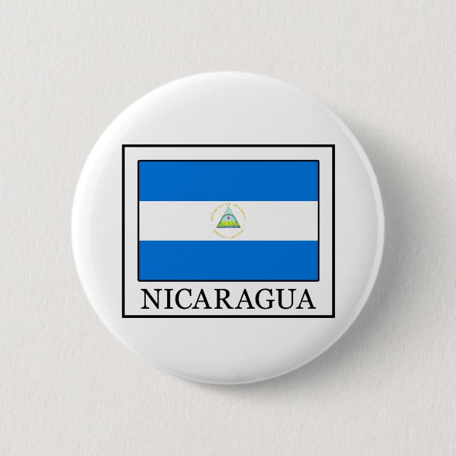 Nicaragua 6 Cm Round Badge (Front)