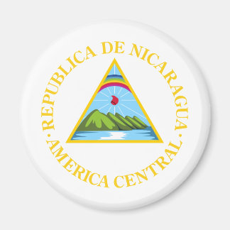 Nicaragua Coat Of Arms Magnet