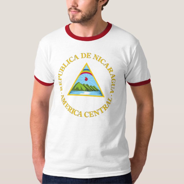 Nicaragua Coat of Arms T-Shirt (Front)