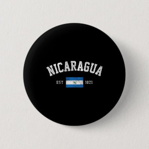 Nicaragua Est. 1821 Nicaraguan Flag Independence D 6 Cm Round Badge