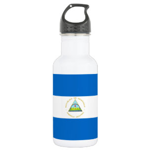 Nicaragua Flag 532 Ml Water Bottle