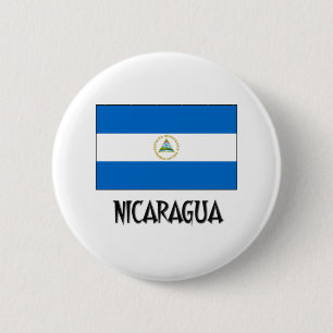 Nicaragua Flag 6 Cm Round Badge