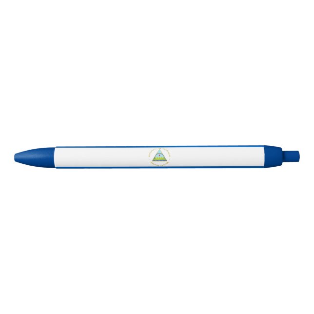 Nicaragua Flag Blue Ink Pen (Front)