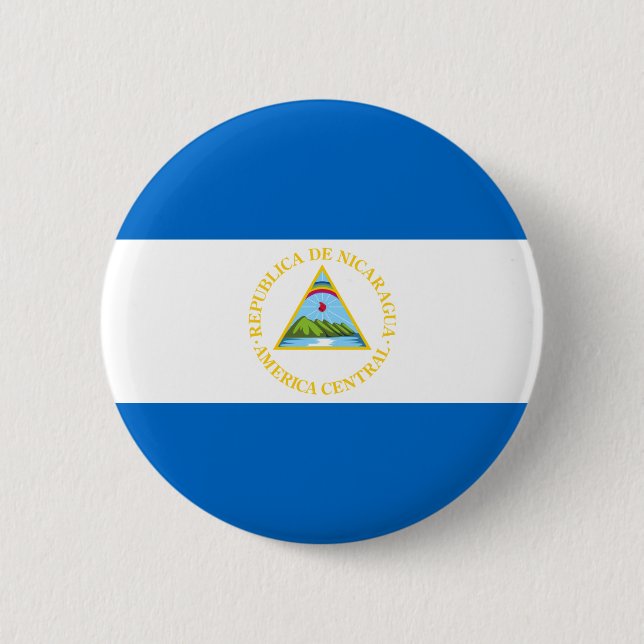 Nicaragua Flag Button (Front)