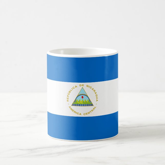 Nicaragua flag coffee mug (Center)