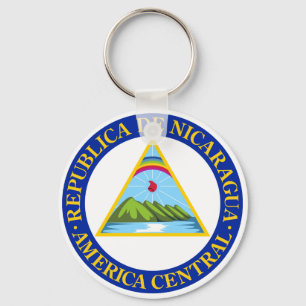 NICARAGUA - flag/emblem/coat of arms/symbol Key Ring