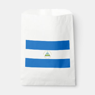 Nicaragua Flag Favour Bags